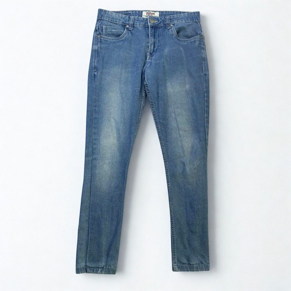 The Roadster Jeans Women Size 30 Slim Blue Light Wash Stretch Mid Rise Denim